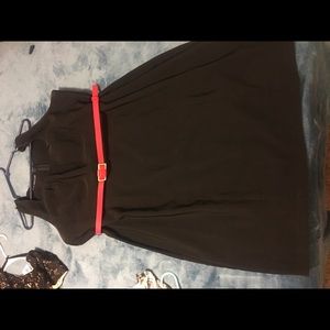 Woman’s black dress